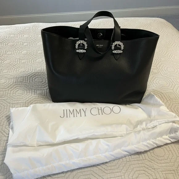 ★ JimmyChoo ★ CHERISI TOTE / S BLACK ソフトレザー Jimmy Choo | Bags | Jimmy Choo Cheri 2way Tote | Poshmark